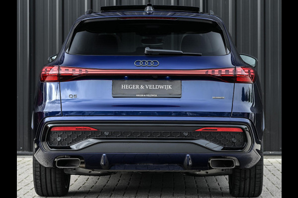 Audi Q5 E-Hybrid quattro 270KW S edition Competition | Panoramadak | 5 Jr Garantie | Luchtvering | B&O | 360 Camera | Adaptive Cruise | Memory Seat | Ambiance Interieur | Stoelverwarming V+A | Stuurverwarming | Trekhaak |
