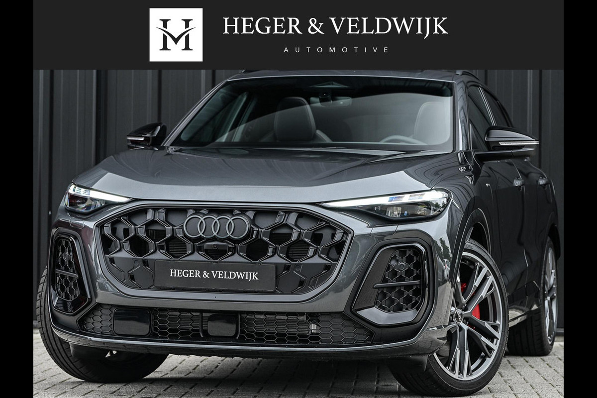 Audi Q5 E-Hybrid quattro 270KW S edition Competition | Panoramadak | 5 Jr Garantie | Luchtvering | B&O | 360 Camera | Adaptive Cruise | Memory Seat | Ambiance Interieur | Stoelverwarming V+A | Stuurverwarming | Trekhaak |
