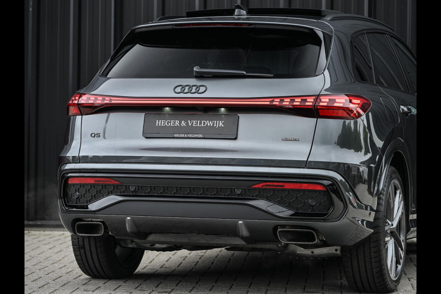 Audi Q5 E-Hybrid quattro 270KW S edition Competition | Panoramadak | 5 Jr Garantie | Luchtvering | B&O | 360 Camera | Adaptive Cruise | Memory Seat | Ambiance Interieur | Stoelverwarming V+A | Stuurverwarming | Trekhaak |