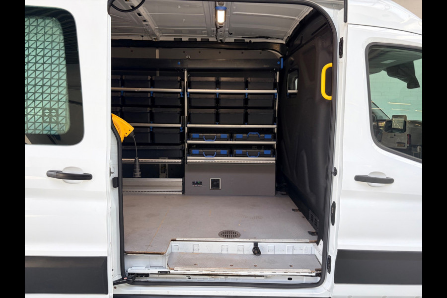 Ford Transit SERVICEWAGEN 2.0 TDCI 130PK euro6 L3H2 Trend MHEV RWD Sortimo Inrichting Victron v230 Imperiaal+Trap RIJKLAARPRIJS!