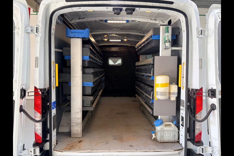 Ford Transit SERVICEWAGEN 2.0 TDCI 130PK euro6 L3H2 Trend MHEV RWD Sortimo Inrichting Victron v230 Imperiaal+Trap RIJKLAARPRIJS!