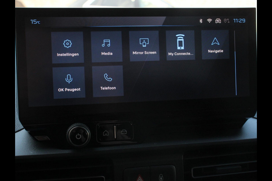 Peugeot Partner 1.5 BlueHDi 130PK L2 Automaat Navigatie Apple Carplay trekhaak Cruise Control Airco
