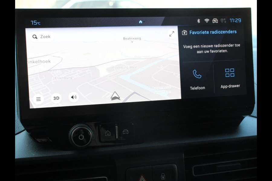 Peugeot Partner 1.5 BlueHDi 130PK L2 Automaat Navigatie Apple Carplay trekhaak Cruise Control Airco
