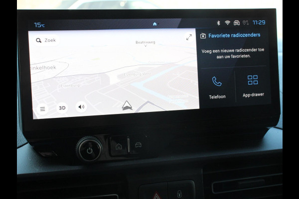 Peugeot Partner 1.5 BlueHDi 130PK L2 Automaat Navigatie Apple Carplay trekhaak Cruise Control Airco