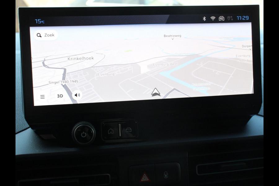 Peugeot Partner 1.5 BlueHDi 130PK L2 Automaat Navigatie Apple Carplay trekhaak Cruise Control Airco