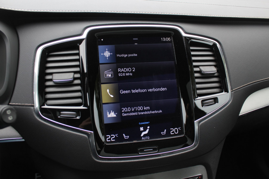 Volvo XC90 2.0 T8 Twin Engine AWD R-Design / Trekhaak / Panoramadak / 360Camera / Head-up / Luchtvering / Bowers & Wilkens / Ventilatie+Verwarming / 4zone airco / Dodehoek / DAB / ACC