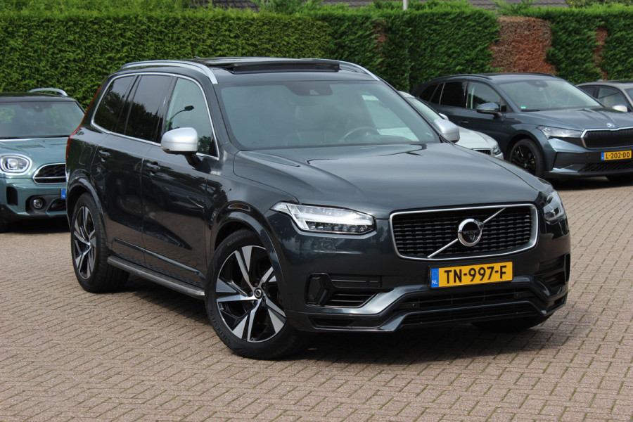Volvo XC90 2.0 T8 Twin Engine AWD R-Design / Trekhaak / Panoramadak / 360Camera / Head-up / Luchtvering / Bowers & Wilkens / Ventilatie+Verwarming / 4zone airco / Dodehoek / DAB / ACC