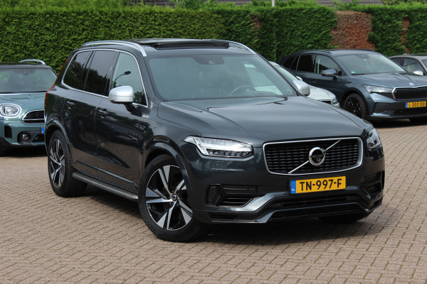 Volvo XC90 2.0 T8 Twin Engine AWD R-Design / Trekhaak / Panoramadak / 360Camera / Head-up / Luchtvering / Bowers & Wilkens / Ventilatie+Verwarming / 4zone airco / Dodehoek / DAB / ACC