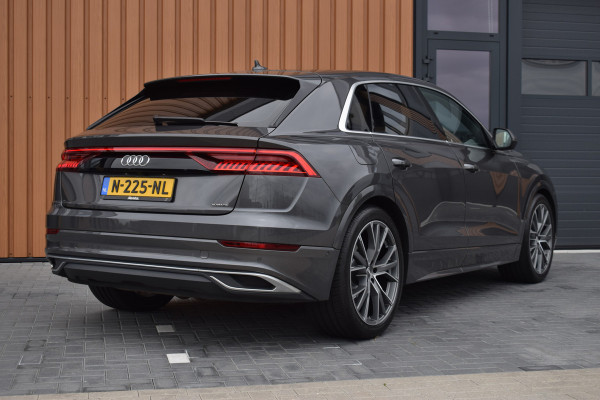 Audi Q8 55 TFSI e Quattro | Luchtvering | Trekhaak | B&O | Leer | 360 camera | 22"