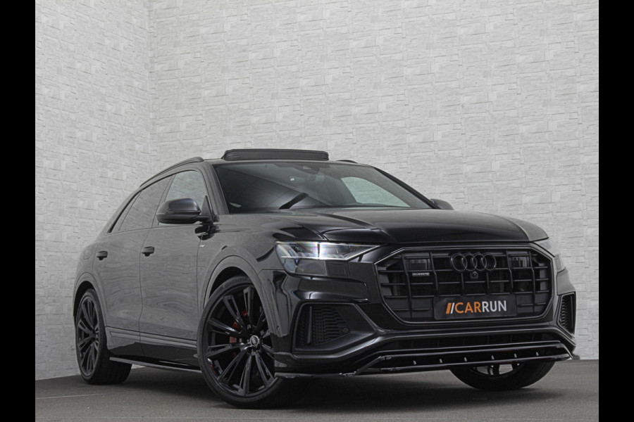 Audi Q8 60e 462PK Competition Plus | #RS-Seats | Carbon | B&O | 360 Camera | ACC | Panorama | 64950,= ex btw | Valcona Leder | 23" Audi Sport | Luchtvering | Keyless-Entry | Tour-Pakket | Lane & Side assist | Bovag Garantie.