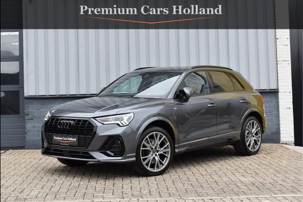 Audi Q3 45 TFSI e S-Line 245 Pk SOH 94% Rood Stiksel Leder Matrix Navi Keyless Sonos Camera ACC 20 Inch