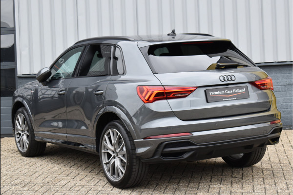 Audi Q3 45 TFSI e S-Line 245 Pk SOH 94% Rood Stiksel Leder Matrix Navi Keyless Sonos Camera ACC 20 Inch