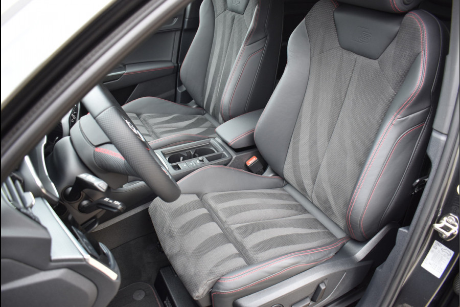 Audi Q3 45 TFSI e S-Line 245 Pk SOH 94% Rood Stiksel Leder Matrix Navi Keyless Sonos Camera ACC 20 Inch