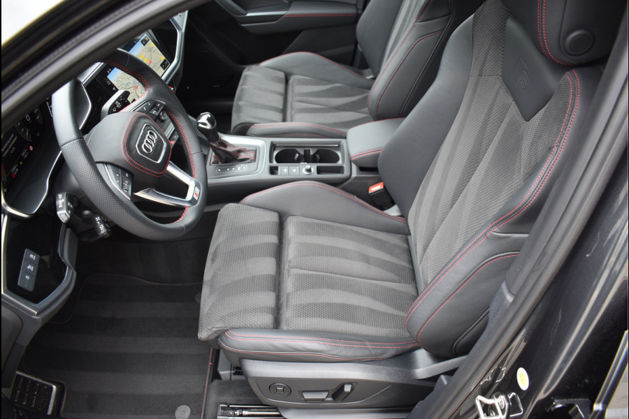 Audi Q3 45 TFSI e S-Line 245 Pk SOH 94% Rood Stiksel Leder Matrix Navi Keyless Sonos Camera ACC 20 Inch