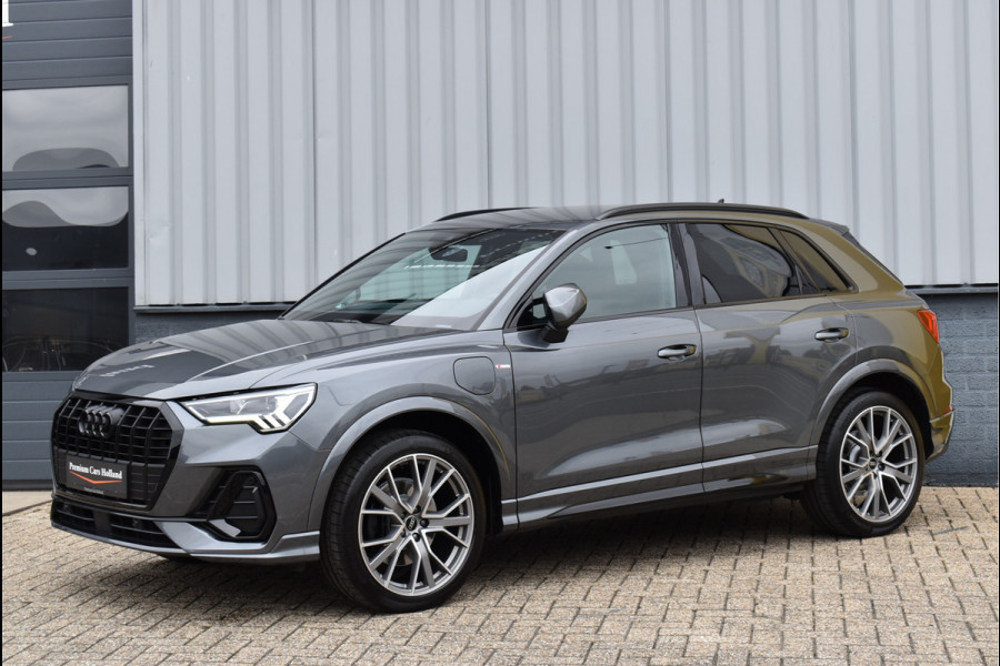 Audi Q3 45 TFSI e S-Line 245 Pk SOH 94% Rood Stiksel Leder Matrix Navi Keyless Sonos Camera ACC 20 Inch