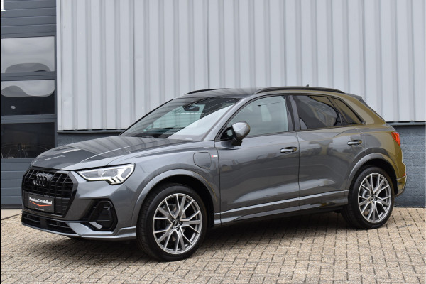 Audi Q3 45 TFSI e S-Line 245 Pk SOH 94% Rood Stiksel Leder Matrix Navi Keyless Sonos Camera ACC 20 Inch