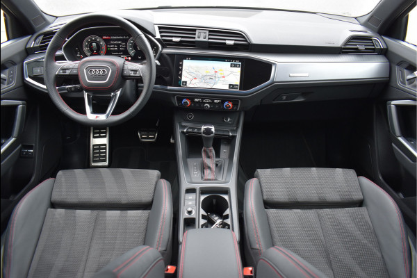 Audi Q3 45 TFSI e S-Line 245 Pk SOH 94% Rood Stiksel Leder Matrix Navi Keyless Sonos Camera ACC 20 Inch