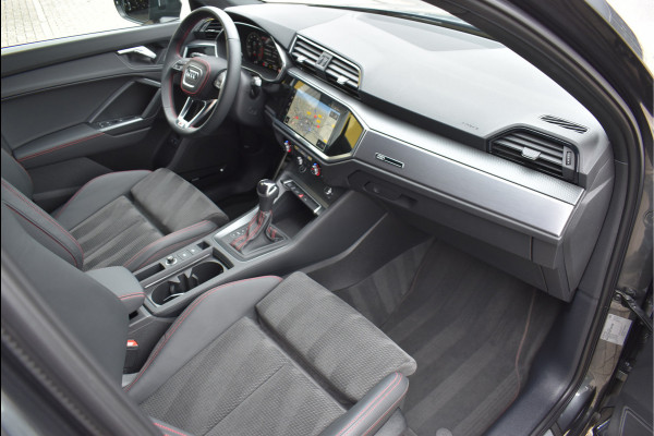 Audi Q3 45 TFSI e S-Line 245 Pk SOH 94% Rood Stiksel Leder Matrix Navi Keyless Sonos Camera ACC 20 Inch