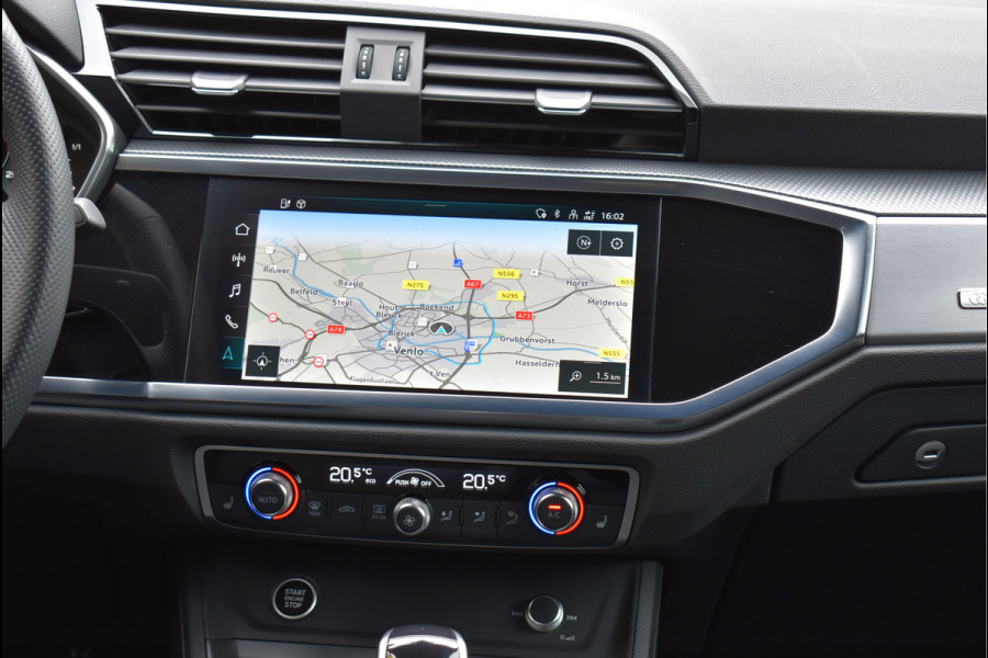Audi Q3 45 TFSI e S-Line 245 Pk SOH 94% Rood Stiksel Leder Matrix Navi Keyless Sonos Camera ACC 20 Inch