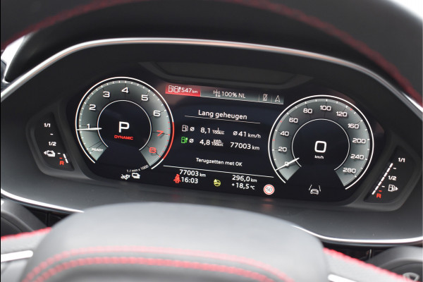 Audi Q3 45 TFSI e S-Line 245 Pk SOH 94% Rood Stiksel Leder Matrix Navi Keyless Sonos Camera ACC 20 Inch