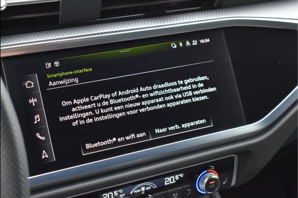 Audi Q3 45 TFSI e S-Line 245 Pk SOH 94% Rood Stiksel Leder Matrix Navi Keyless Sonos Camera ACC 20 Inch