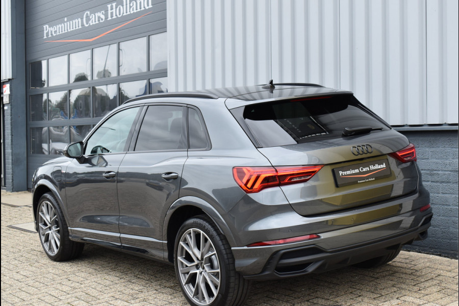 Audi Q3 45 TFSI e S-Line 245 Pk SOH 94% Rood Stiksel Leder Matrix Navi Keyless Sonos Camera ACC 20 Inch