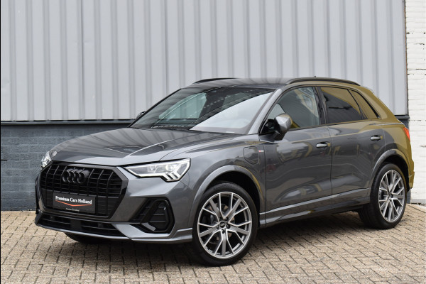 Audi Q3 45 TFSI e S-Line 245 Pk SOH 94% Rood Stiksel Leder Matrix Navi Keyless Sonos Camera ACC 20 Inch