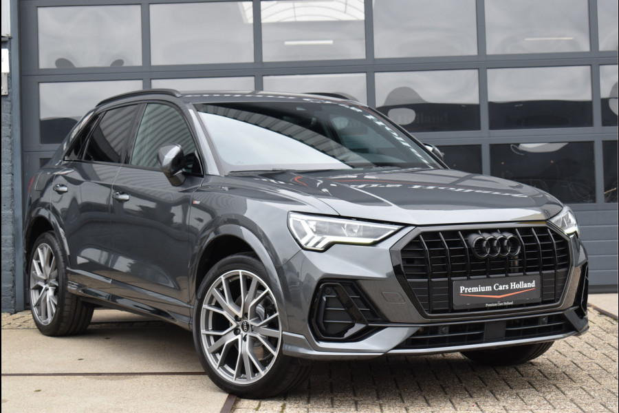 Audi Q3 45 TFSI e S-Line 245 Pk SOH 94% Rood Stiksel Leder Matrix Navi Keyless Sonos Camera ACC 20 Inch