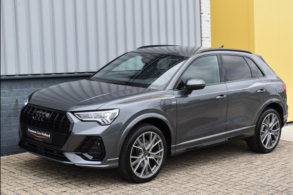 Audi Q3 45 TFSI e S-Line 245 Pk SOH 94% Rood Stiksel Leder Matrix Navi Keyless Sonos Camera ACC 20 Inch