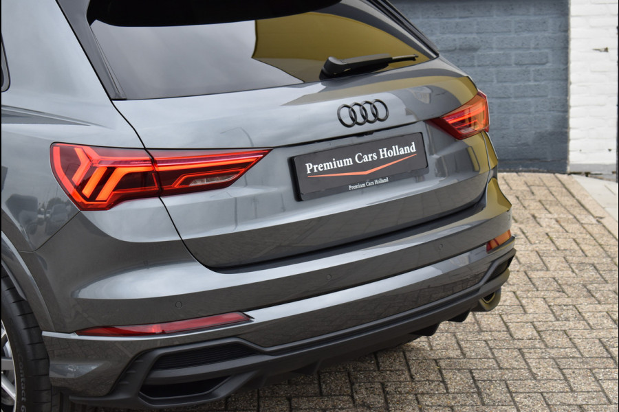 Audi Q3 45 TFSI e S-Line 245 Pk SOH 94% Rood Stiksel Leder Matrix Navi Keyless Sonos Camera ACC 20 Inch