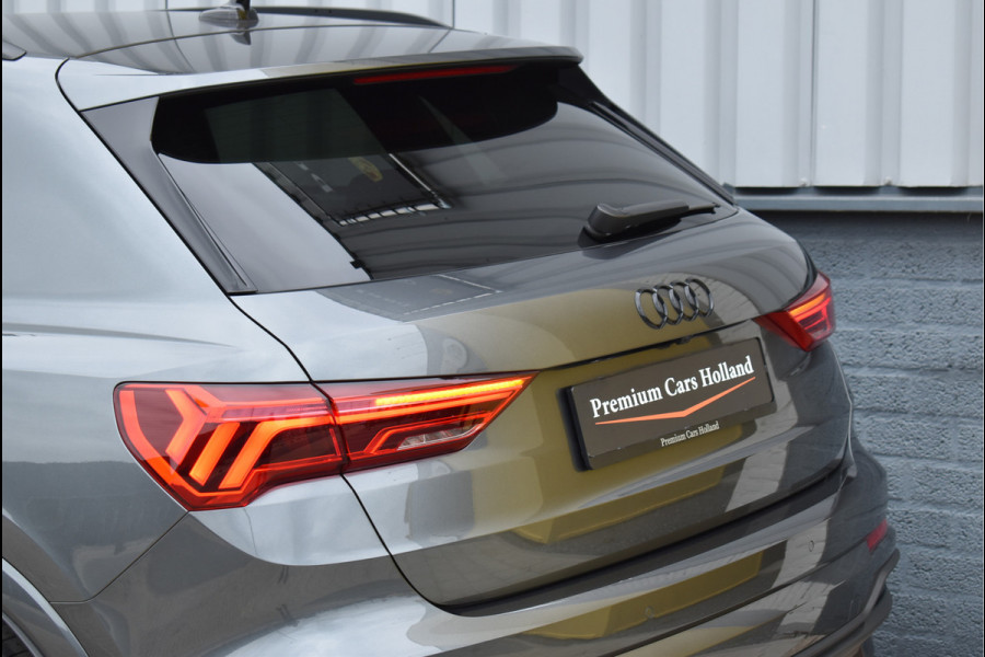 Audi Q3 45 TFSI e S-Line 245 Pk SOH 94% Rood Stiksel Leder Matrix Navi Keyless Sonos Camera ACC 20 Inch