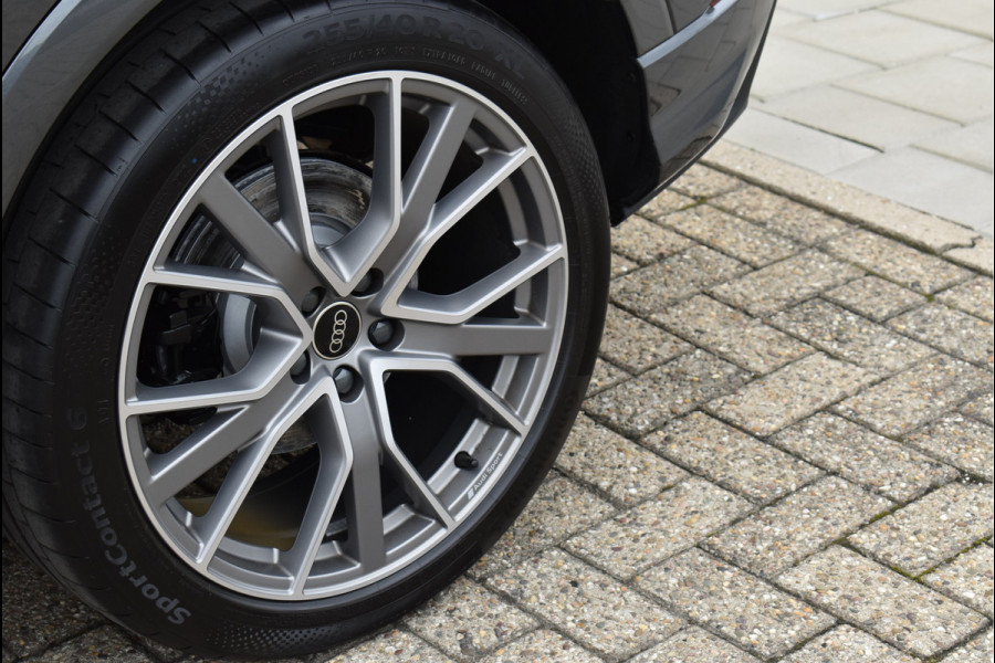 Audi Q3 45 TFSI e S-Line 245 Pk SOH 94% Rood Stiksel Leder Matrix Navi Keyless Sonos Camera ACC 20 Inch