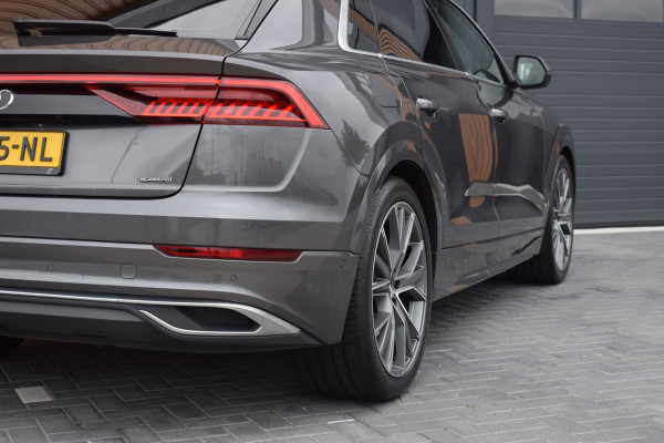 Audi Q8 55 TFSI e Quattro | Luchtvering | Trekhaak | B&O | Leer | 360 camera | 22"