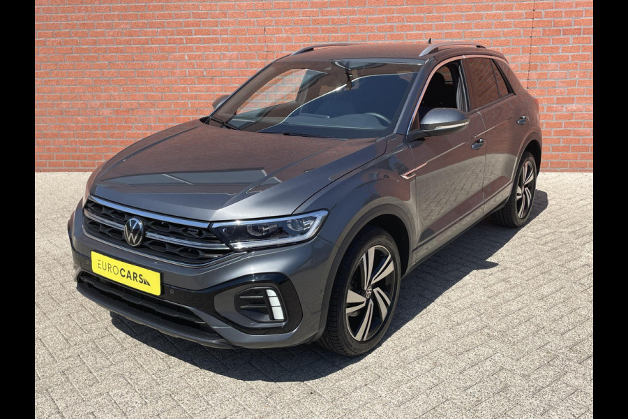 Volkswagen T-Roc 1.5 TSI 150pk DSG R-Line Navigatie Apple Carplay / Android Auto Parkeersensoren Afneembare trekhaak Park Assist Adaptive Cruise Control Elektrische achterklep Stoel- en stuurverwarming Climate Control Ledverlichting Virtual Cockpit