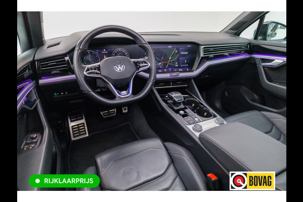 Volkswagen Touareg 3.0 TSi 4MOTION R-line 462 PK | Panoramadak | Luchtvering | Leer | Travel Assist | El.verstelbare stoel met geheugen, Wegklapbare trekhaak, Stoel- stuurverwarming, Keyless, Sfeerverlichting