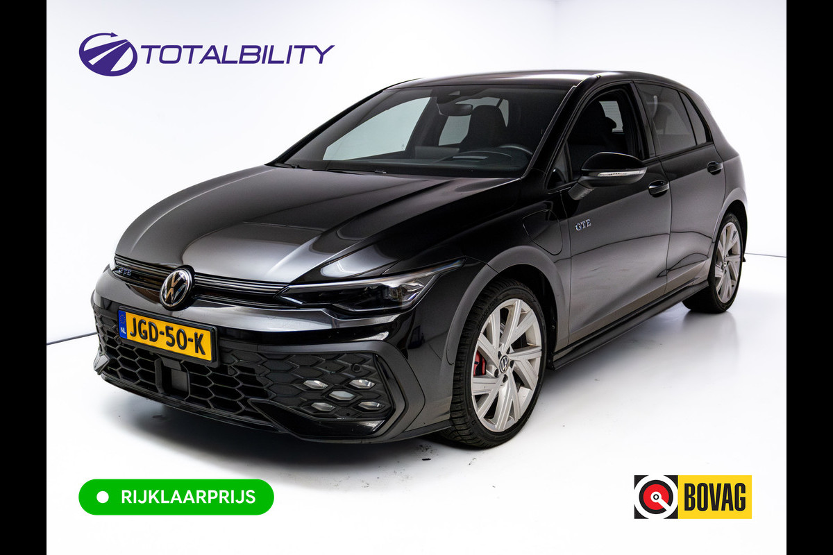 Volkswagen Golf 1.5 eHybrid GTE Black 272 PK automaat | IQ Led | Elec. trekhaak | Headup | Stoel- & stuurverw. | PDC V + A, Camera, App. connect, Navigatie, 131 KM actieradius (WLTP)