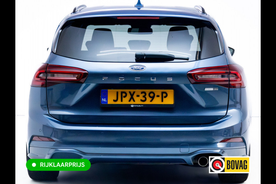Ford FOCUS Wagon 1.0 EcoBoost Hybrid ST Line 126 PK | Stoel-, Stuur-, en voorruitverwarming | Privacy Glass | Audio Navigatie SYNC4, Cruise, Led, Lendesteun, Parkeerpilot, Parkeersensoren V+A
