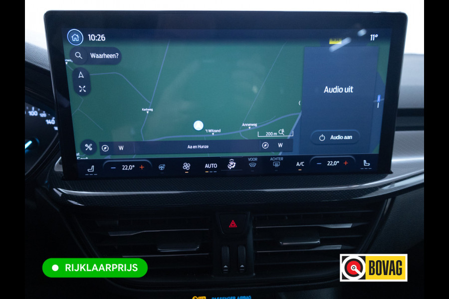 Ford FOCUS Wagon 1.0 EcoBoost Hybrid ST Line 126 PK | Stoel-, Stuur-, en voorruitverwarming | Privacy Glass | Audio Navigatie SYNC4, Cruise, Led, Lendesteun, Parkeerpilot, Parkeersensoren V+A