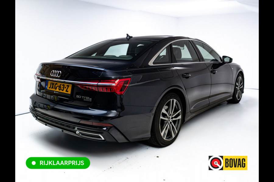 Audi A6 Limousine 50 TFSI e quattro S-Line | Panoramadak | Voorstoelen- & achterbank verwarmd | Camera | Adaptieve Cruise | Electrische trekhaak, Electrische achterklep, Matrix Led