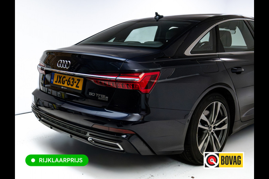 Audi A6 Limousine 50 TFSI e quattro S-Line | Panoramadak | Voorstoelen- & achterbank verwarmd | Camera | Adaptieve Cruise | Electrische trekhaak, Electrische achterklep, Matrix Led