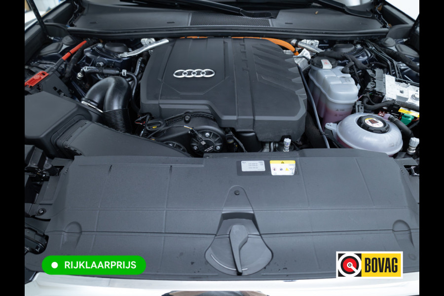 Audi A6 Limousine 50 TFSI e quattro S-Line | Panoramadak | Voorstoelen- & achterbank verwarmd | Camera | Adaptieve Cruise | Electrische trekhaak, Electrische achterklep, Matrix Led