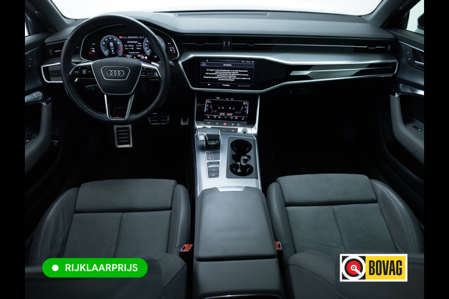 Audi A6 Limousine 50 TFSI e quattro S-Line | Panoramadak | Voorstoelen- & achterbank verwarmd | Camera | Adaptieve Cruise | Electrische trekhaak, Electrische achterklep, Matrix Led