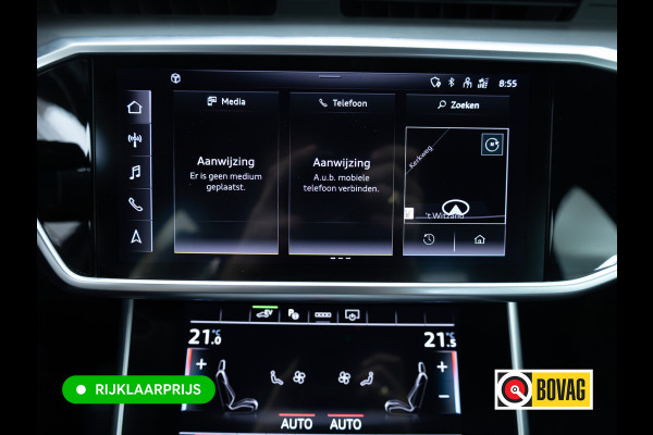 Audi A6 Limousine 50 TFSI e quattro S-Line | Panoramadak | Voorstoelen- & achterbank verwarmd | Camera | Adaptieve Cruise | Electrische trekhaak, Electrische achterklep, Matrix Led