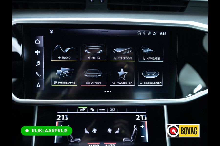 Audi A6 Limousine 50 TFSI e quattro S-Line | Panoramadak | Voorstoelen- & achterbank verwarmd | Camera | Adaptieve Cruise | Electrische trekhaak, Electrische achterklep, Matrix Led