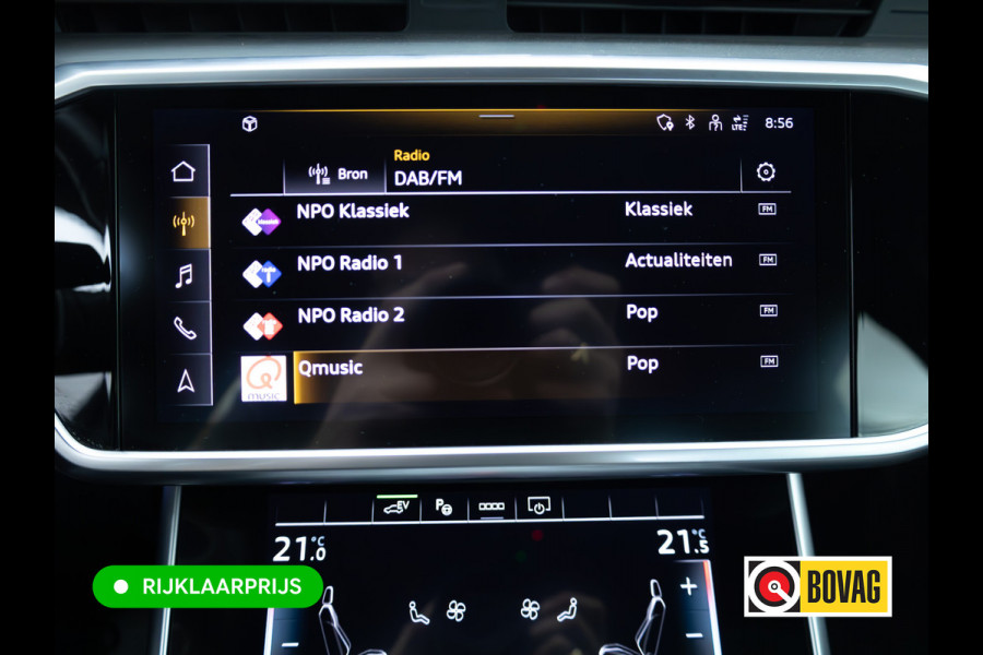 Audi A6 Limousine 50 TFSI e quattro S-Line | Panoramadak | Voorstoelen- & achterbank verwarmd | Camera | Adaptieve Cruise | Electrische trekhaak, Electrische achterklep, Matrix Led