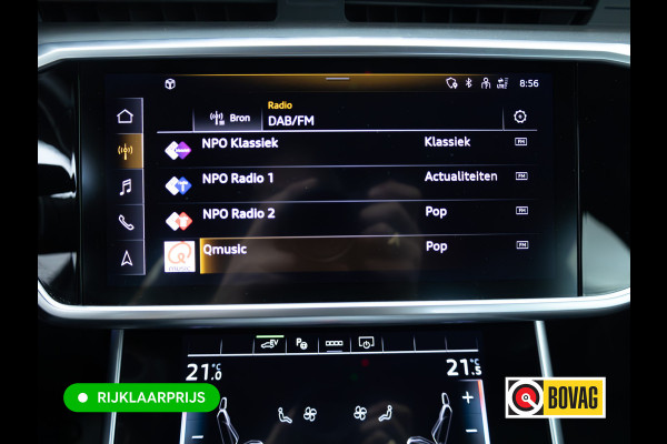 Audi A6 Limousine 50 TFSI e quattro S-Line | Panoramadak | Voorstoelen- & achterbank verwarmd | Camera | Adaptieve Cruise | Electrische trekhaak, Electrische achterklep, Matrix Led