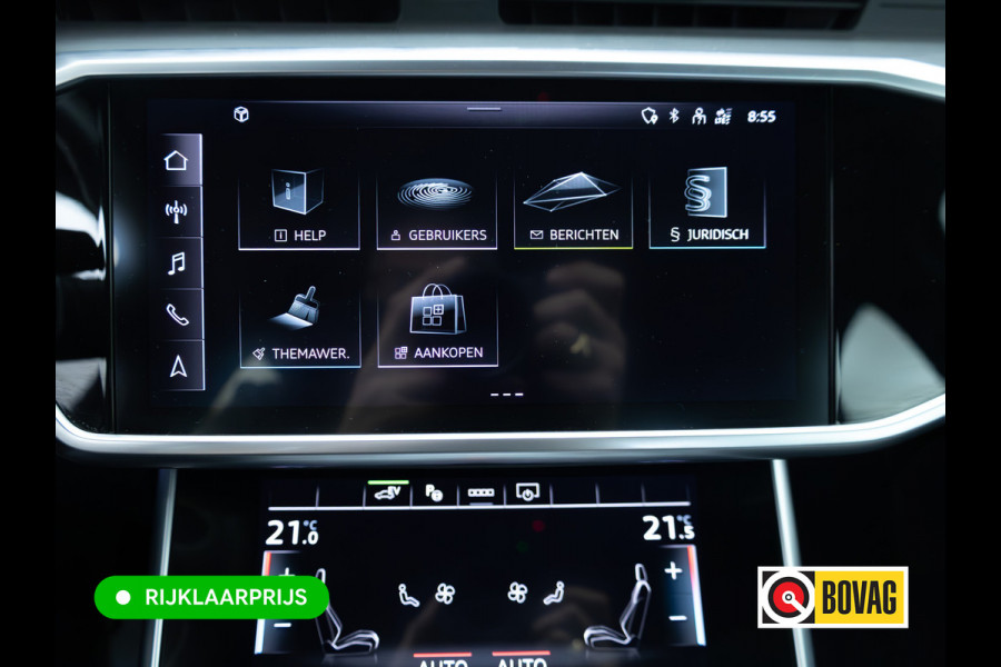 Audi A6 Limousine 50 TFSI e quattro S-Line | Panoramadak | Voorstoelen- & achterbank verwarmd | Camera | Adaptieve Cruise | Electrische trekhaak, Electrische achterklep, Matrix Led
