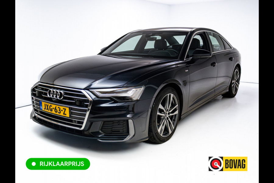 Audi A6 Limousine 50 TFSI e quattro S-Line | Panoramadak | Voorstoelen- & achterbank verwarmd | Camera | Adaptieve Cruise | Electrische trekhaak, Electrische achterklep, Matrix Led