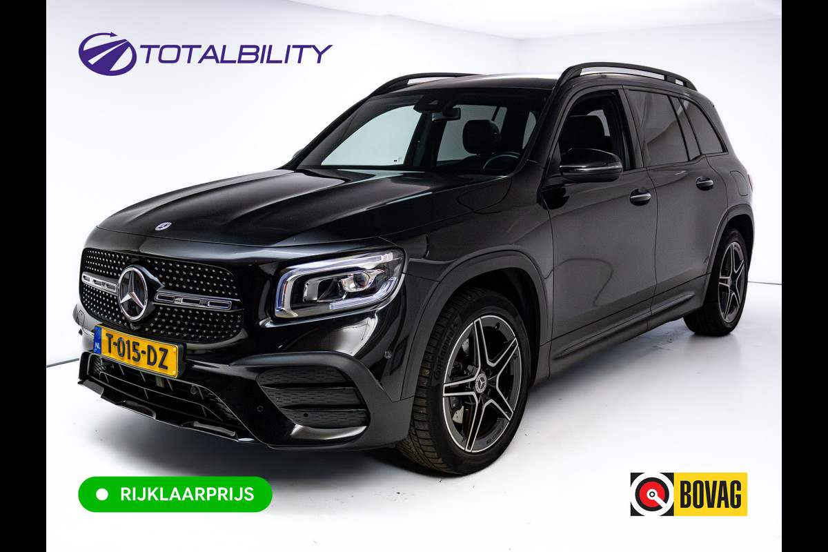 Mercedes-Benz Glb 200 AMG Line Night Pakket Panoramadak | Elec. trekhaak | Matrix Led | Elec. achterklep | Stoelverwarming | Camera | Navigatie, Cruise, Apple Carplay/app. connect
