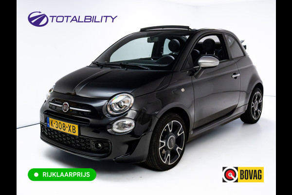 Fiat 500C 1.0 Hybrid Rockstar | Beats audio | Climate control | Cruise | Electrische cabrio kap | Apple Carplay, Android auto | PDC achter, Electrische ramen voor